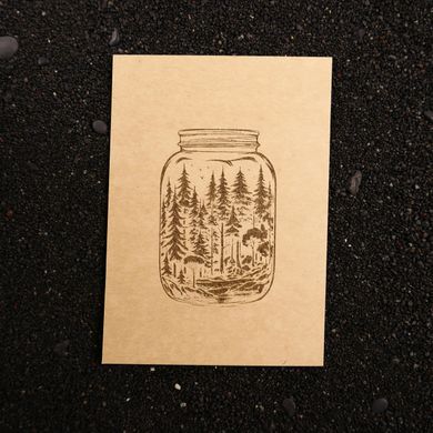 Крафтова листівка "Спогади про Ліс"